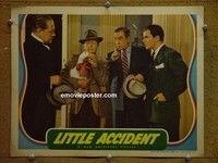 Z642 LITTLE ACCIDENT lobby card '39 Hugh Herbert