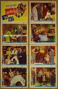 Y496 LITTLE MISS BIG 8 lobby cards '46 Beverly Simmons, Brady