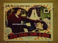 Z654 LOVE FINDS ANDY HARDY lobby card '38 Judy Garland