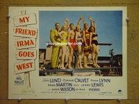 Z721 MY FRIEND IRMA GOES WEST lobby card #4 '50 Martin & Lewis!