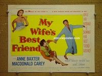 Y228 MY WIFE'S BEST FRIEND title lobby card '52 Macdonald Carey