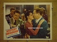 Z725 MYSTERY BROADCAST lobby card '43 Albertson, Terry