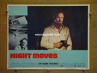 Z734 NIGHT MOVES lobby card #1 '75 Gene Hackman portrait!