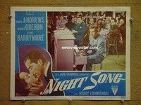 Z737 NIGHT SONG lobby card #7 '48 Hoagy Carmichael