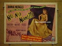 Y243 NO, NO, NANETTE title lobby card '40 Anna Neagle