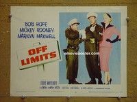 Z745 OFF LIMITS lobby card #2 '53 Bob Hope, Mickey Rooney