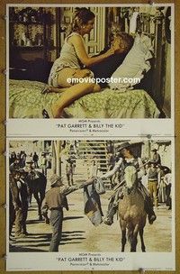 Z148 PAT GARRETT & BILLY THE KID 2 lobby cards '73 Bob Dylan