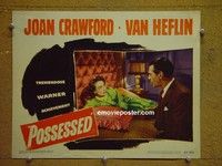 Z792 POSSESSED lobby card #3 '47 Joan Crawford