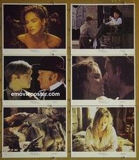 Y663 QUICK & THE DEAD 6 lobby cards '95 Sharon Stone, Crowe