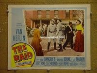 Z809 RAID lobby card #5 '54 Van Heflin, Anne Bancroft