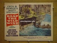 Z814 REAP THE WILD WIND lobby card #3 R54 Cecil B DeMille