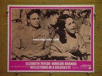 Z819 REFLECTIONS IN A GOLDEN EYE lobby card #7 '67 Brando