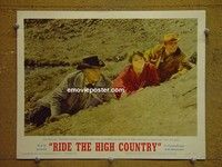 Z827 RIDE THE HIGH COUNTRY lobby card #2 '62 Scott, McCrea