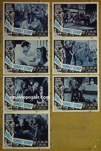 Y625 RIOT ON SUNSET STRIP 7 lobby cards '67 AIP crazy teens!