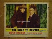 Z831 ROAD TO DENVER lobby card #4 '55 Lee J. Cobb