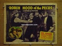 Y286 ROBIN HOOD OF THE PECOS title lobby card '41 Roy Rogers