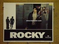 Z834 ROCKY lobby card #2 '77 Sylvester Stallone