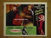 Z841 SABRINA lobby card #4 R65 Audrey Hepburn