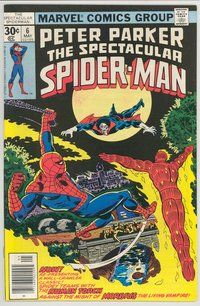 E366 SPECTACULAR SPIDER-MAN comic book #6 Ross Andru