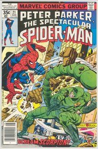 E381 SPECTACULAR SPIDER-MAN comic book #21 Keith Pollard