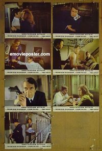 m732 AMSTERDAM AFFAIR 7 English lobby cards '68 Kieling, Marlowe