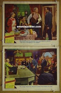 n221 3 GODFATHERS 2 lobby cards '49 John Wayne