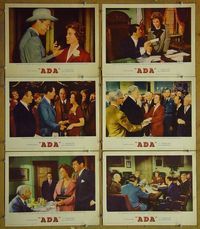 m913 ADA 6 lobby cards '61 Susan Hawyard, Dean Martin