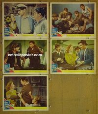 n013 ADVENTURE 5 lobby cards '45 Clark Gable, Greer Garson