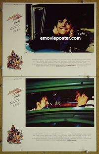 n226 AMERICAN GRAFFITI 2 lobby cards R78 George Lucas