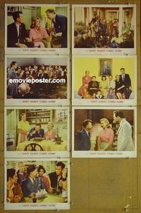 m733 ANDY HARDY COMES HOME 7 lobby cards '58 Mickey Rooney