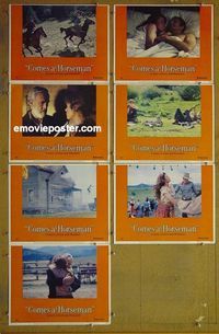 m761 COMES A HORSEMAN 7 lobby cards '78 James Caan, Jane Fonda