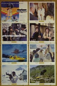 m174 CONDORMAN complete set of 8 lobby cards '81 Michael Crawford, Oliver Reed