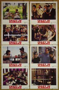 m181 CRAZY IN ALABAMA complete set of 8 lobby cards '99 Melanie Griffith