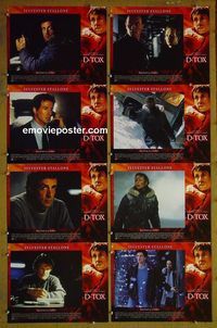 m221 D-TOX complete set of 8 lobby cards '01 Sylvester Stallone