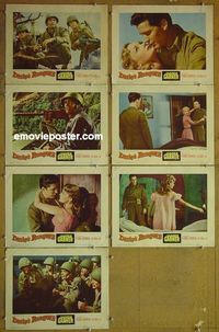 m767 DARBY'S RANGERS 7 lobby cards '58 James Garner