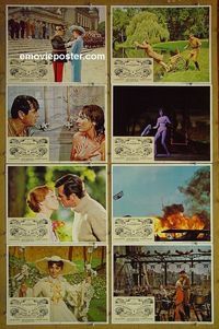 m191 DARLING LILI complete set of 8 lobby cards '70 Julie Andrews, Rock Hudson