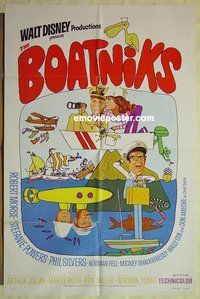 r228 BOATNIKS one-sheet movie poster R77 Walt Disney