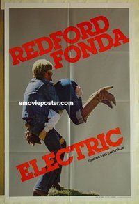 r569 ELECTRIC HORSEMAN teaser one-sheet movie poster '79 Robert Redford