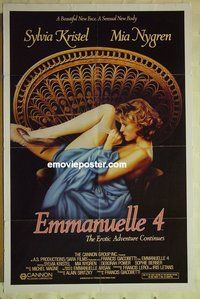 r571 EMMANUELLE 4 one-sheet movie poster '84 Sylvia Kristel, Mia Nygren