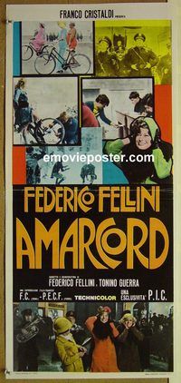 v593 AMARCORD style 1 Italian locandina movie poster '74 Fellini