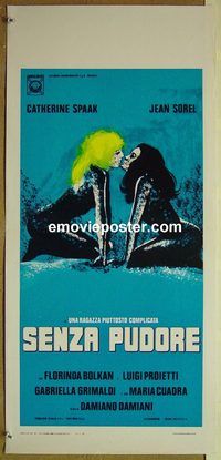 v611 COMPLICATED GIRL Italian locandina movie poster '68 Spaak