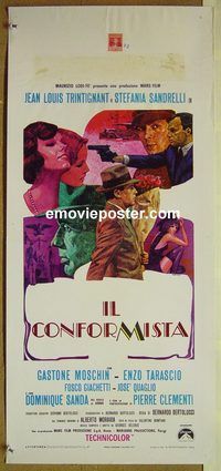 v612 CONFORMIST Italian locandina movie poster '71 Bernardo Bertolucci