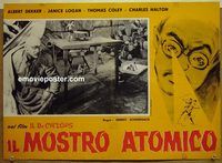 v708 DR CYCLOPS Italian photobusta movie poster R61 Dekker, sci-fi!