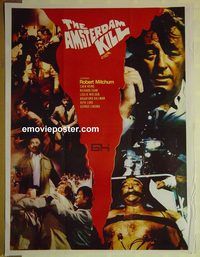 v792 AMSTERDAM KILL Pakistani movie poster '78 Robert Mitchum