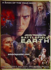 v796 BATTLEFIELD EARTH Pakistani movie poster '00 John Travolta