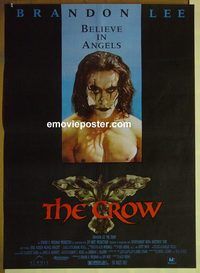 v827 CROW Pakistani movie poster '94 Brandon Lee, Ernie Hudson