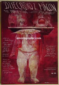 v285 BABY OF MACON Polish movie poster '93 Sadowski artwork!