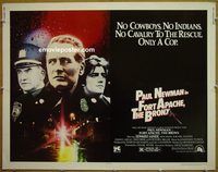 z263 FORT APACHE THE BRONX half-sheet movie poster '81 Paul Newman