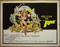 z282 FUZZ half-sheet movie poster '72 very sexy Raquel Welch!