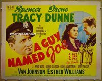 z318 GUY NAMED JOE half-sheet movie poster R55 Spencer Tracy